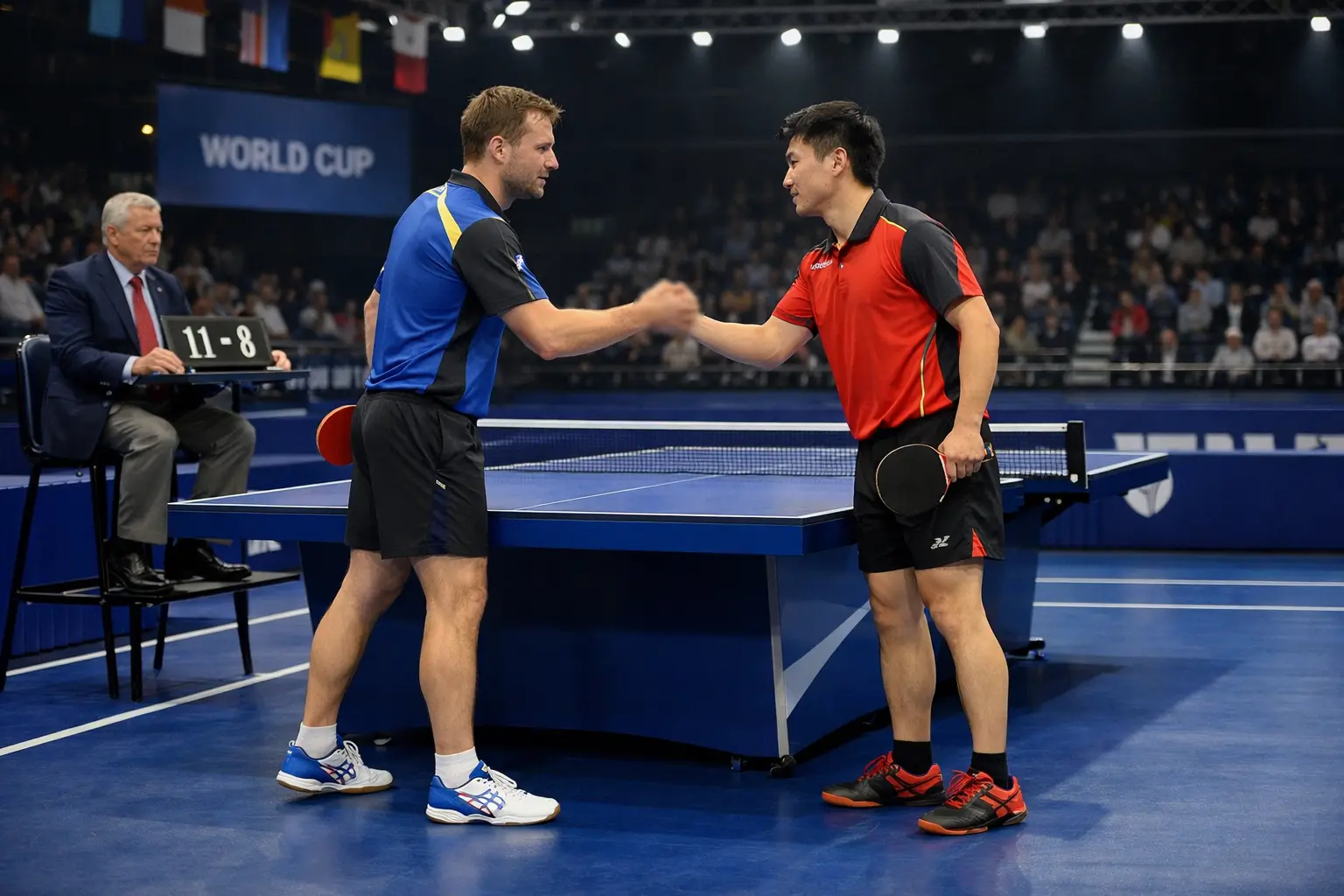 Copa del Mundo de tenis de mesa con jugadores de &eacute;lite compitiendo